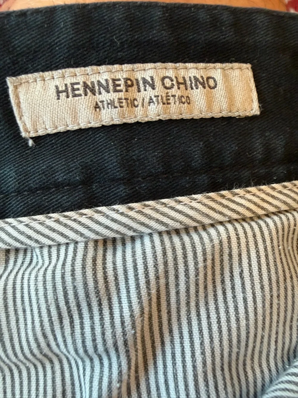 Men's Goodfellow 30x30 Black Straight-Leg Chino